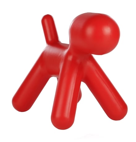 Eero Aarnio style, Silla para niños Puppy chair pequeño rojo