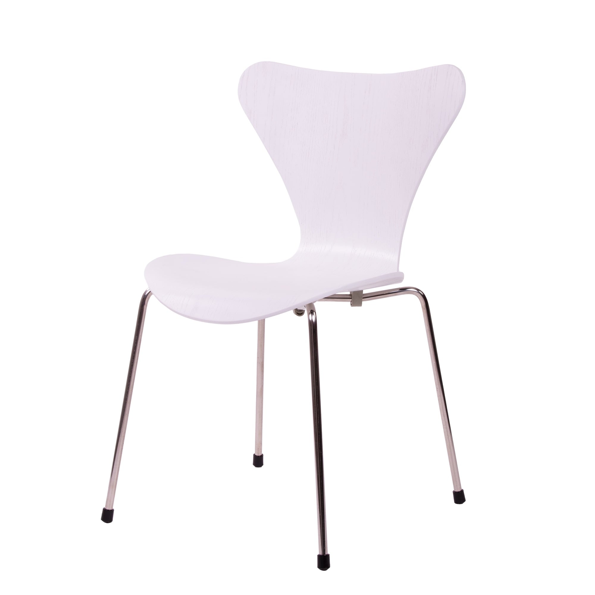 Arne Jacobsen style, Silla de comedor Butterfly series blanco