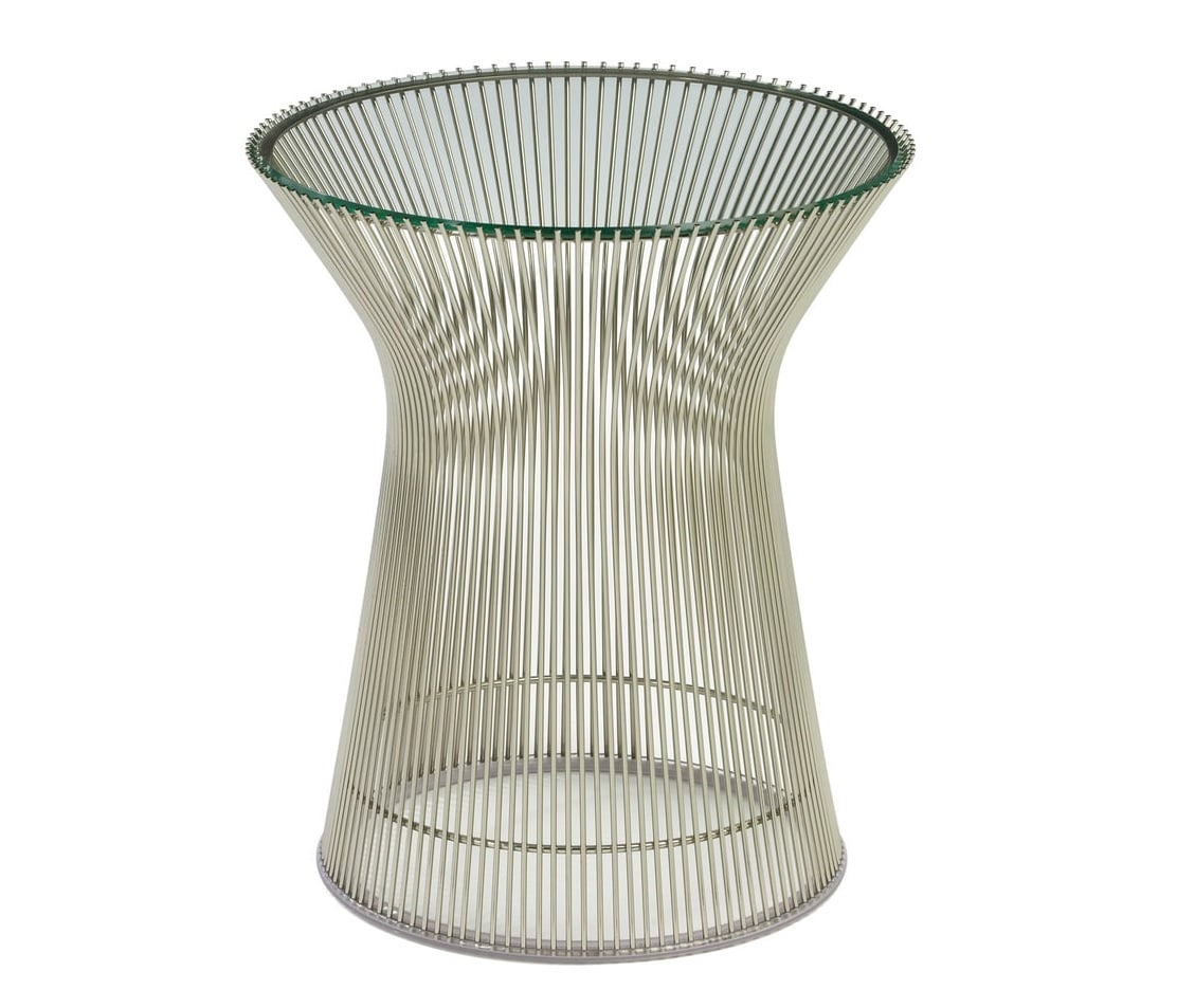 Warren Platner style, Mesa auxiliar Wire mesa Chromo