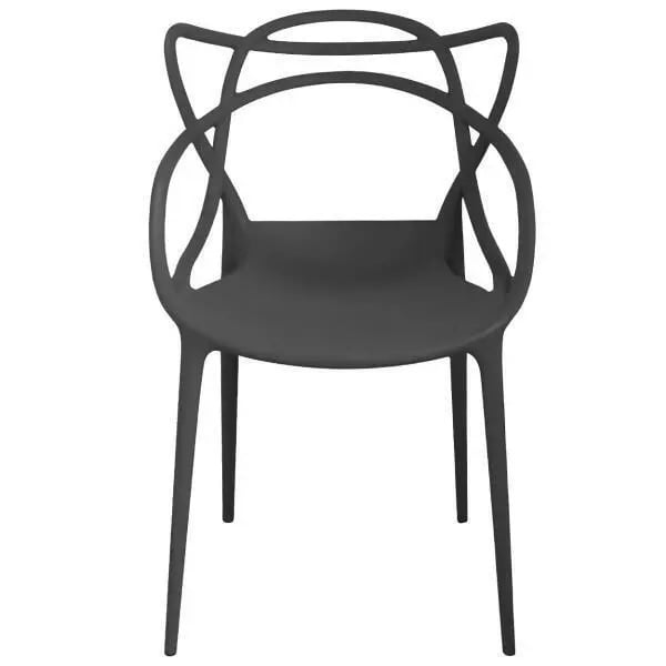 Cantarutti style, Silla de comedor Snake negro PP