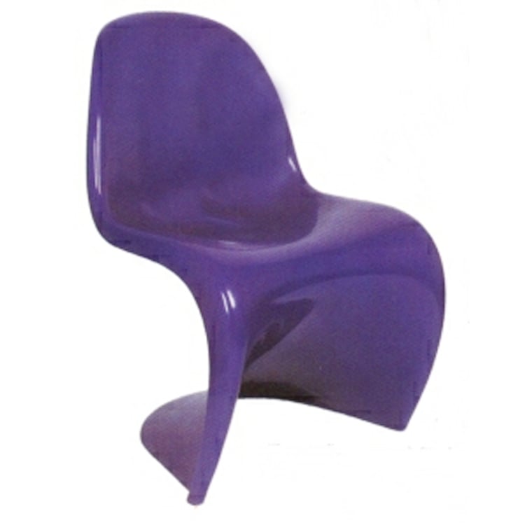 Verner Panton style, Silla para niños silla Panton lustroso violeta