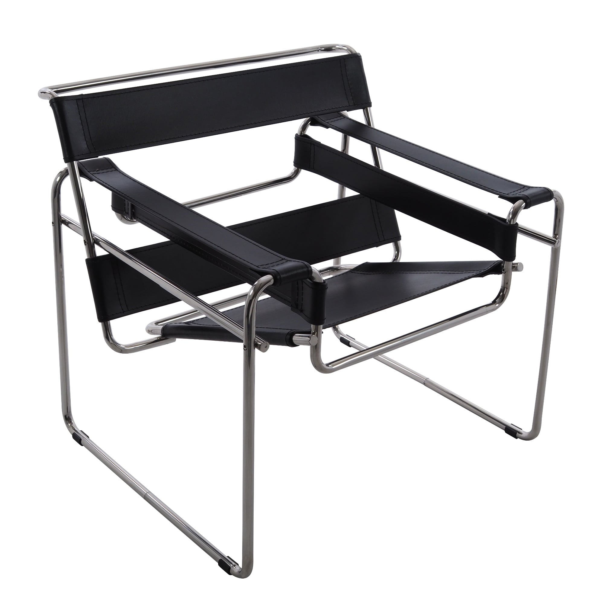 Marcel Breuer style, Sillón Wassily style Negro