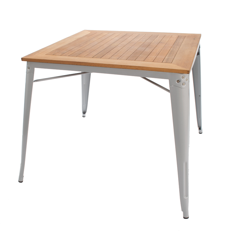 Xavier Pauchard style, Mesa de comedor Mesa de exterior estilo Tolix Gris